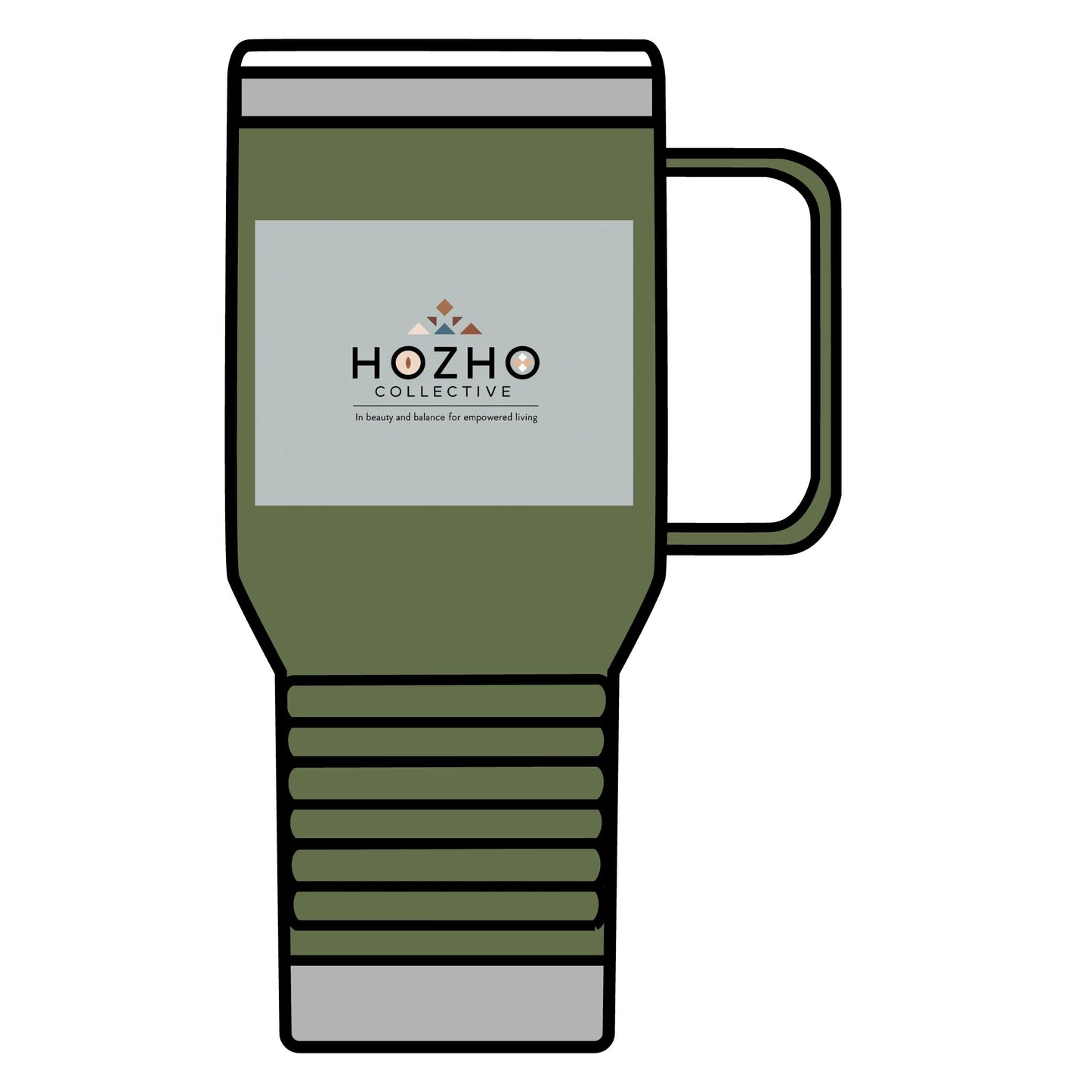 Travel Mug, 20oz - Hozho Collective | Insulated Coffee Cup for On-the-Go, Perfect for Gifts, Camping, Road Trips, and Daily Use