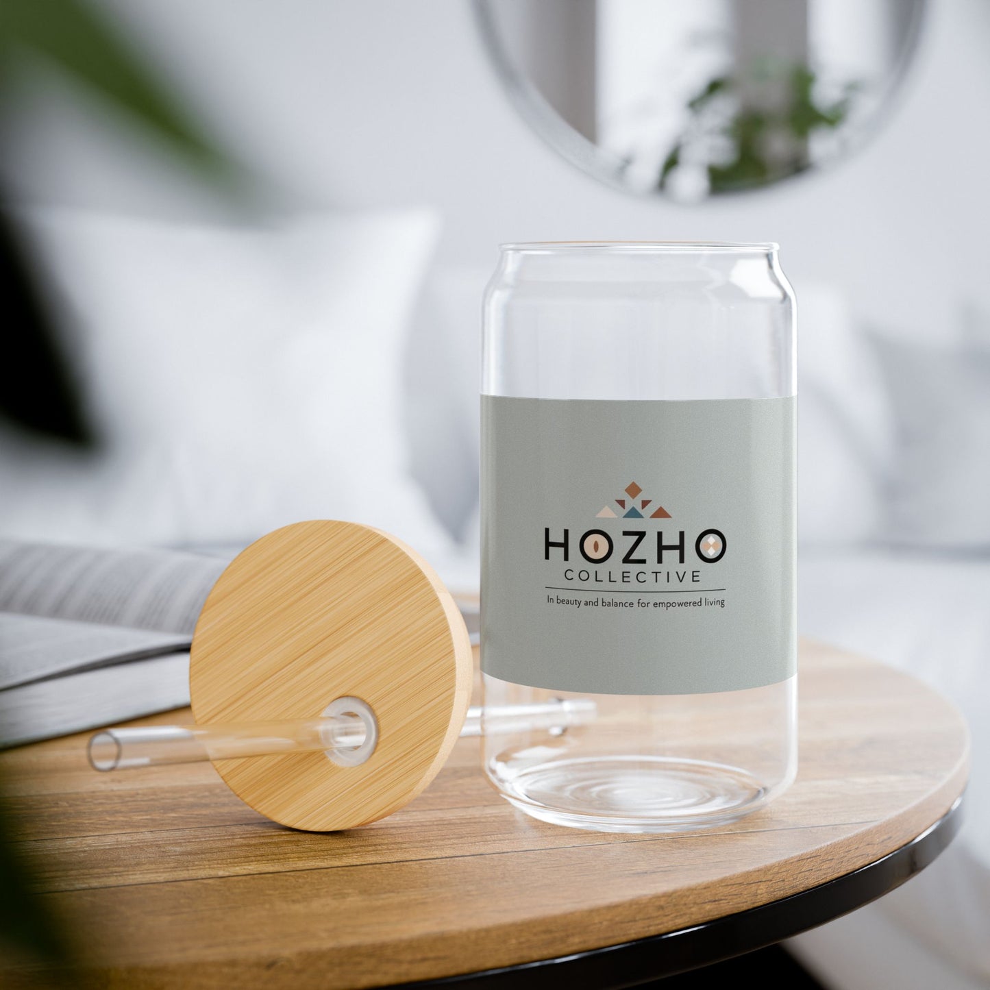 Eco-Friendly Glass, 16oz | Double-Walled Drinkware | Reusable Straw | Perfect for Home, Travel, Gifts, and Eco-Conscious Living