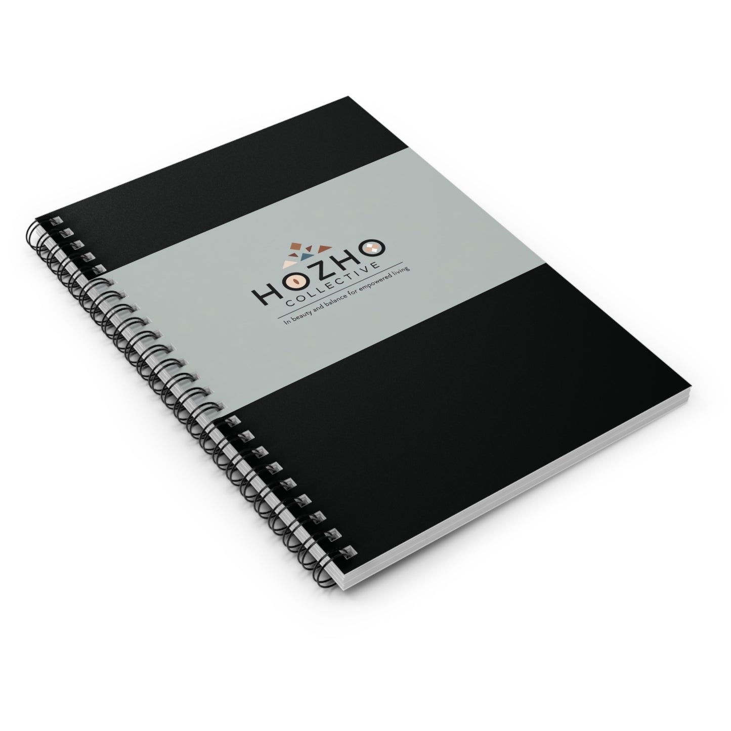 Inspirational Ruled Spiral Notebook for Empowered Living by Hozho Collective