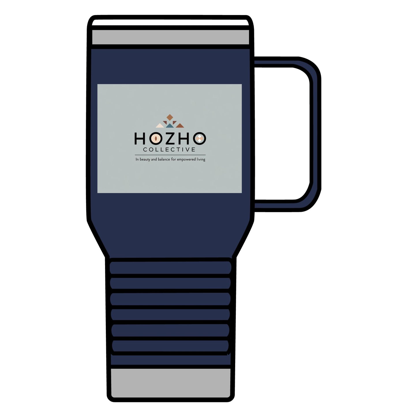Travel Mug, 20oz - Hozho Collective | Insulated Coffee Cup for On-the-Go, Perfect for Gifts, Camping, Road Trips, and Daily Use