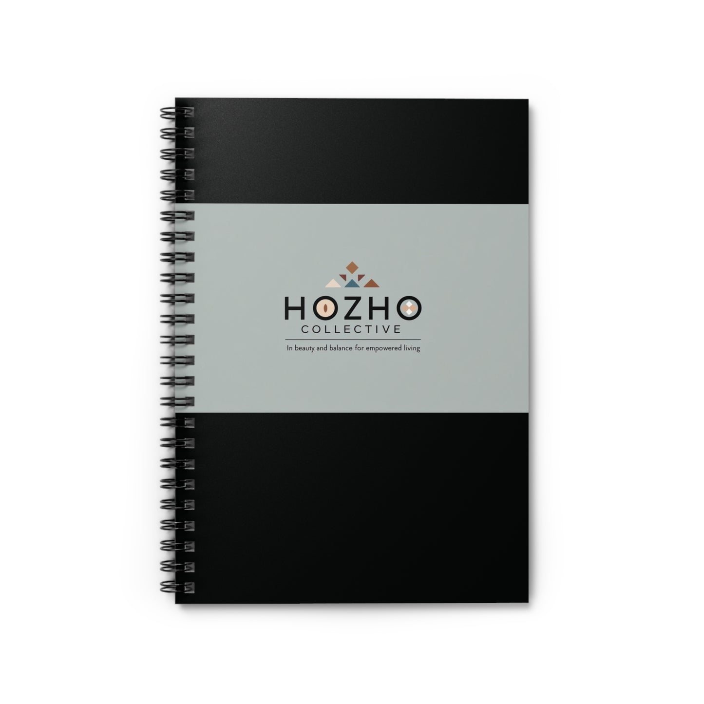 Inspirational Ruled Spiral Notebook for Empowered Living by Hozho Collective