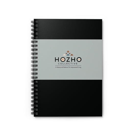 Inspirational Ruled Spiral Notebook for Empowered Living by Hozho Collective