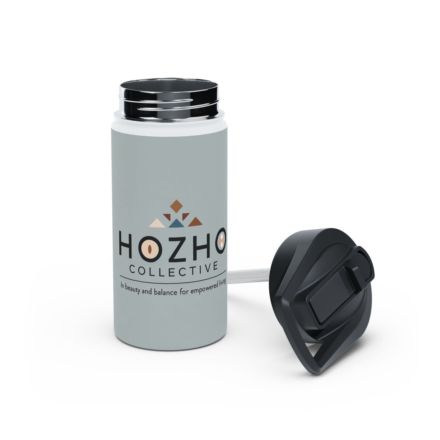 Stainless Steel Water Bottle with Standard Lid, Eco-Friendly Hydration, Perfect Gift for Wellness, Travel, Fitness, Outdoors