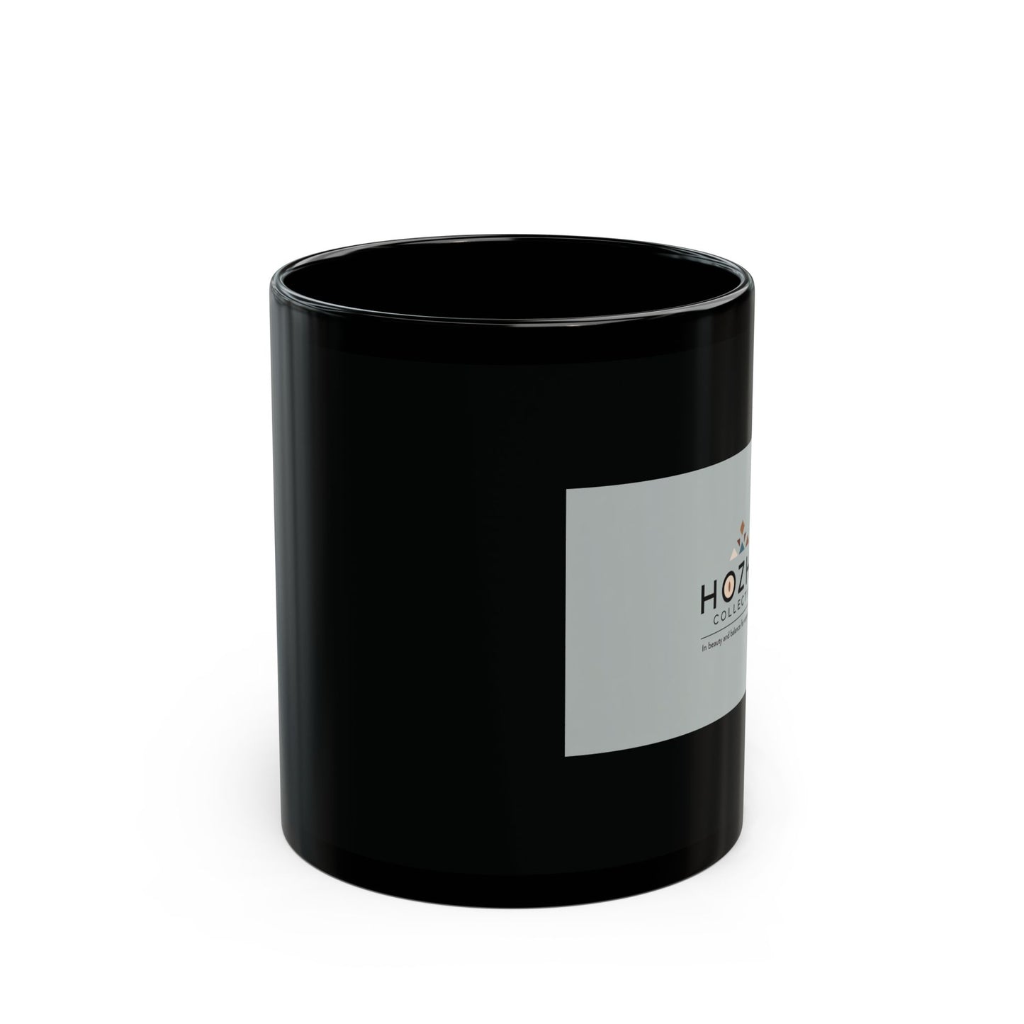 Black Mug - 11oz & 15oz Ceramic Coffee Cup by Hozho Collective