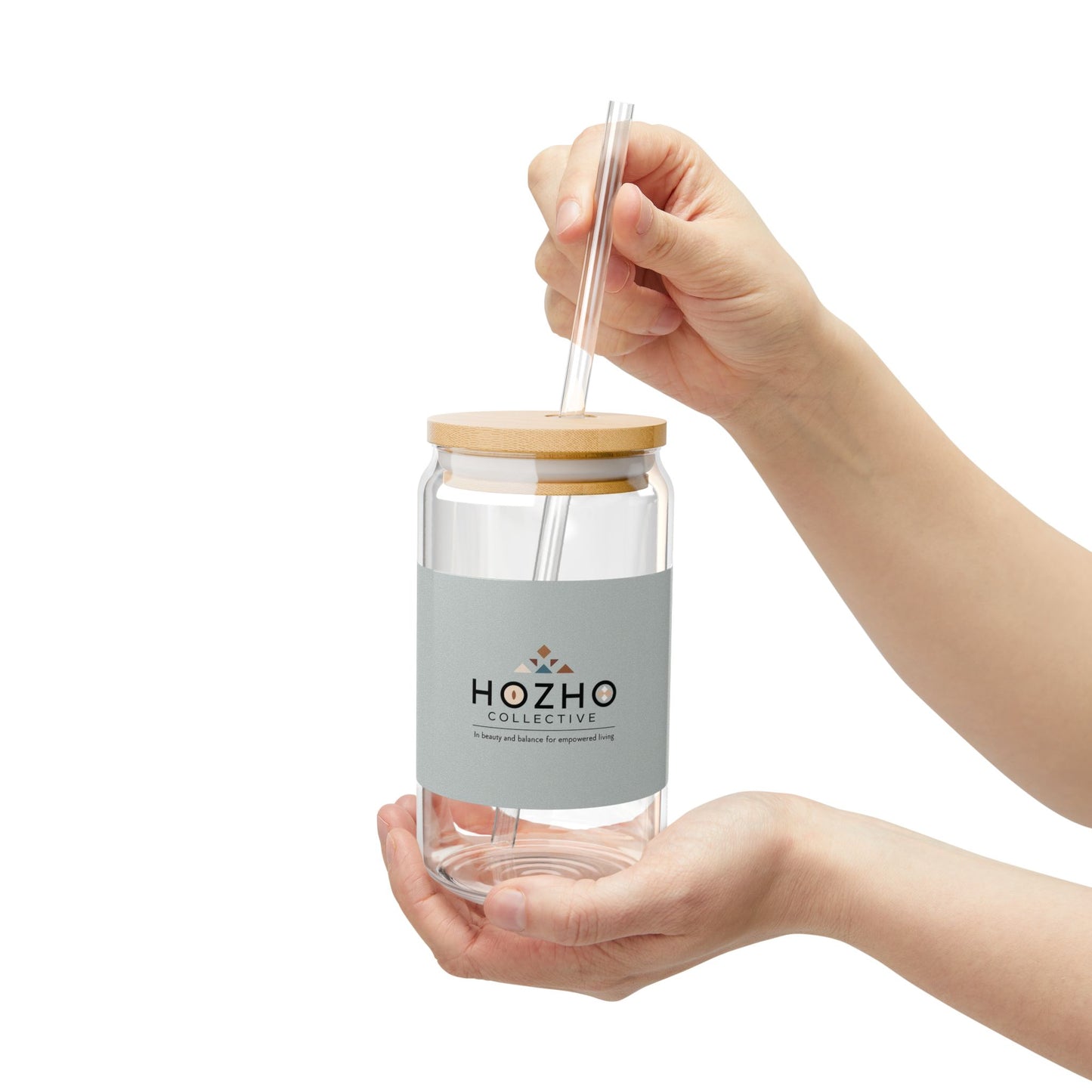 Eco-Friendly Glass, 16oz | Double-Walled Drinkware | Reusable Straw | Perfect for Home, Travel, Gifts, and Eco-Conscious Living