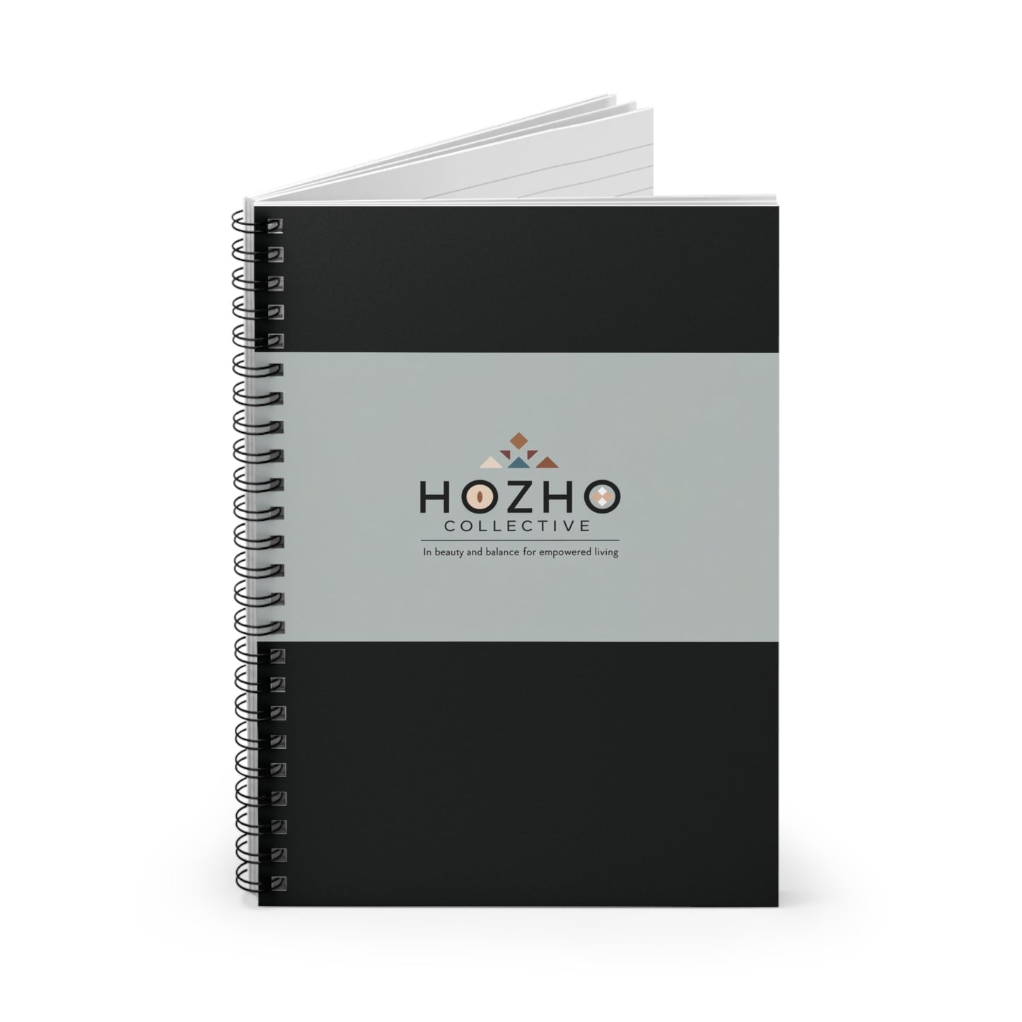 Inspirational Ruled Spiral Notebook for Empowered Living by Hozho Collective